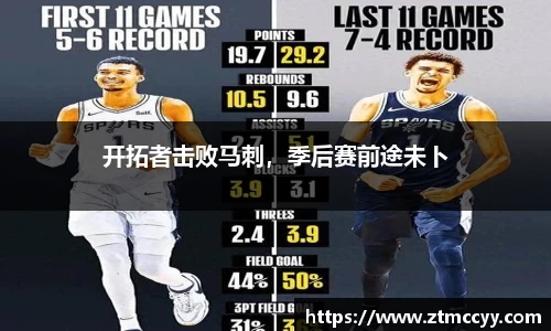 开拓者击败马刺，季后赛前途未卜